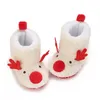 Boots Christmas Baby Snow Boys Girls Anti-Slip Fleece Warm Booties Toddler Autumn Winter Socks Infant Crib Shoes