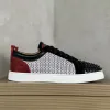 Czerwona gumowa podeszwa buty buty płaski skok Sneaker Casual Studs Tennis Treakers Platform Studs Trener dla mężczyzn Kobiety Niskie najlepsze 36-45
