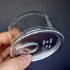 샘플 주문 500pcs 뚜껑이있는 투명 플라스틱 항아리 PVC 캔 컨테이너 음식 저장 빈 OEM 로고
