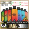 Original Bang 20000 20K Puff 20000 20K rechargeable jetable écran intelligent Vape stylo E cigarette avec batterie 650mAh 25ml prérempli BANG BOX 18000 18K