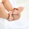 Första Walkers Baby Shoes Summer Boy Girl Toddler Flats Sandaler Soft Rubber Sole Anti-Slip Bowknot Crib Walkerh24229