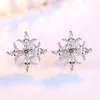 Stud Earrings 1Pair Temperament Sweet Silver Plated Lotus For Women 2024 Trending Small Fresh Flower Wedding Decoration