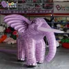 vendita all'ingrosso Replica personalizzata di elefante gonfiabile viola alto 4 metri / cartone animato di elefante gonfiabile per la decorazione Giocattoli Sport