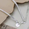 3MM Snake Chain 14K White Gold Bracelets Factory Fashion Hot Top Quality Jewelry Charm Cute Women Lady Wedding