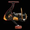 Carretilhas 10007000 Série Carretel de pesca Roda giratória Full Metal Spinning Fishing Reel 5.2:1 13 Bearing Balls Fishing Wheel Bobina de pesca