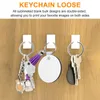 Storage Bottles 100Pcs MDF Sublimation Blanks Keychain Bulk With Key Ring Double-Sided For DIY Craft Making