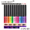 Eyeliner Handaiyan Eyeliner liquide imperméable mat rapide Prototy et ne se décolore pas séchage rapide maquillage professionnel longue durée Eye Drop De Dhidu