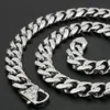 Hoge Kwaliteit Sieraden 316L Rvs heren 13mm 15mm Curb Chain Link Ketting Vintage Sluiting voor mannen Geschenken 20 in296l