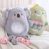 Cushions ZU A Bag of Snacks Pillow Cookies Puffs Plush Toy Kids Child Birthday Christmas Gift Stuffed Animal Koala Axolotl Hug Pillow