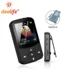 Jogador Deelife Mini Sport Mp3 Player com clipe de braçadeira Bluetooth para executar música portátil Play MP 3