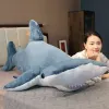 Poupées immenses vraies vie baleine en peluche jouet en peluche de marteaux doux requins somnifères canapé-coussin de mer