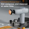 Booster V2 Massage Gun Portable Percussion Electric Massager for Neck Leg Compress Deep Tissue Pain Relief Body Fitness 240227