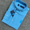 2024 Little Horse Mens Shirt Polo Polos Long Sleeve Business Autumn Leisure Men Casual Loose Motion Current 555ggg