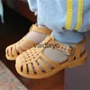 Sandálias novo verão crianças bebê ldren meninos meninas geléia sapatos de praia romano oco infantil criança sandalh24229