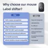 Mice 12Pcs Undetectable Mouse Jiggler Movement Simulation Wired Wireless Mouse Compatible for Computer Awakening for Keeps PC Active