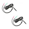 Accessori 2 cavi di ricambio per cuffie Sennheiser G4ME ONE GAME ZERO 373D GSP 350 / GSP 500 / GSP 600 (versione PC 2 metri)