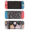 Cas Sakura Cat Paw Glitter Couvre de protection du boîtier dur Bling Shell pour Nintend Switch NS Joycon Crystal Protector + 2 Gun Stick Grip