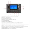 Reprodutor Kebidu DC 5V 12V Placa decodificadora de áudio Bluetooth Tela LCD MP3 Player Suporte para chamada/gravação/MP3/USB/TF/LINE IN/FM/BLUETOOTH