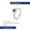 Anello in argento sterling 925 con Moissanite di lusso Anello regolabile con design a forma di girasole Anello con diamante da 0,5 carati Anello con pietra Moissanite giallo verde bianco Gioielli