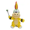 Lovely Cartoon Bowser jr Plush Toy Cute Baby bowser Wendy Morton Stuffed Plushies Standing And Sitting 7 Styles Bundle