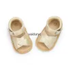 Babyschoenen Baby Meisje Sandalen Schoenen Flats Leer Rubberen Zool Antislip Walker Pasgeboren Peuter Wieg SummerH24229