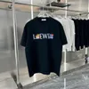 Designers Mens Womens T Shirts Lowewe Pure Lowe Tops Loewees Short SleeVe Loeewe Tees Cottons Tops Casual Shirt Luxurys Clothing Stylist Clothes Graphic Tees Polos Polos