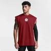 Débardeurs pour hommes Haut de sport pour hommes Gilet en maille Séchage rapide Bodybuilding Fitness Muscle Chemise sans manches T-shirts de sport à épaules larges