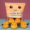 Kuddar 5 bollar skrämmande bat djur bollar plysch kudde snack mat plushie peluche halloween's dag fest prop squishy mini dockor barn gåva