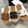 Designer sandalen ternaire phe muilezelpantoffels visgraatpantoffels Damessandalen luxe schuifschoenen rubberen zolen platte hakken casual strandslippers