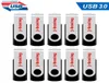 Confezione da 10 unità flash USB 30 nere da 32 GB, sufficienti pen drive da 32 GB, chiavetta di memoria flash, disco U per computer, MacBook, tablet 5159729