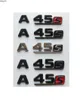 Chrome Black Letters Trunk Badges Embleme Emblem Badge Stikcer für W176 W177 AMG A45 S 4MATIC 4MATIC 201820201457819