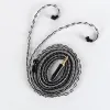 Accessories XINHS 8 core 5N single crystal copper silver plated wire headphone upgrade cable