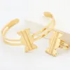Dubai pequeño collar pendientes anillo brazalete conjunto conjuntos de joyería de lujo niño material de cobre inofensivo no alergénico 240226