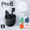 Pro 6 TWS Draadloze Bluetooth-hoofdtelefoon met microfoon Draagbare universele oortelefoon Oordopjes Running Pro6