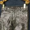 Pants Hommes 70 s Disco danse scène Pu cuir pantalon Sexy léopard métallique Stretch pantalon hommes discothèque fête bal pantalons Hombre