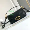 genuine Leather Underarm Shoulder New Designer Rock Stud Hobo Bag Rivet Handbag Top Layer Cowhide Single Bags Oblique Cross 9886