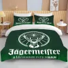 Set 10 maten Jagermeister hertenpatroon dekbedovertrek set beddengoed voor kinderen volwassenen bed set game quilt cover dekbed cover beddengoed set pure gordijnen