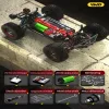 Bilar Q130 1:14 70 km/h 4WD RC -bil med LED -strålkastare Remote Control Cars High Speed ​​Drift Monster Truck for Kids vs Wltoys 144001 Toys