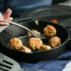 UTSIKTER Gjutjärn stekpanna nonstick Pan griddle kök levererar matlagningsredskap mini bakpannor redskap liten hushållsstekning
