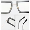 Güneş Gözlüğü Moda Gözlükleri Kadınlar Erkekler Kare Şeffaf Gözlükler Retro Eksi Diyopter