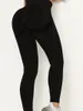 Leggings taille haute sans couture pour femmes, pantalon d'entraînement, de Yoga, contrôle du ventre vital, collants de sport, TU9095