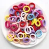 Hair Accessories 100pcs Kid Small Bands Baby Girl Children Headbands Colorful Elastic Tie Nylon Scrunchie Rope