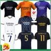 Version des fans de Polos Polos Bellingham Vini Jr Soccer Jerseys 23 24 Tchouameni Camavinga Alaba Modric Rodrygo 2024 Real Madrids Women Kit Shirt