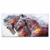 Målningar colorf hästar dekorativ bild canvas affisch nordisk djur vägg konst tryck abstrakt målning modern vardagsrum dekoratio dhfeu