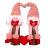 Valentinstag Gnome Plüsch Puppe Skandinavian Tomte Zwergspielzeug Valentinstag für Frauen/Männer Hochzeitsfeierdekoration