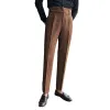 Spodnie Modna Slim Fit Pants Pants Suit Pant for Men High Talle Button Business Casual Prosty Spodni koreańskie