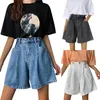 Women's Jeans Maternity Pants 2x Wide Leg Rolled Edge Denim Shorts for Women with High Waist Womens Pajama Short Length Ropa De Mujer