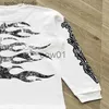 Magliette da uomo Magliette da uomo Hellstar T-shirt lunga a maniche lunghe Stampa grande Hell Star Nero Bianco Uomo Donna Top Tee T-shirt J231111 240229