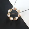 Shangjie Oem Broche Small Leaf Pearl Bouquet Brooch for Hijab Channel Broches Pins Brooches