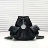 AA Bolsa de designer de luxo vintage palmspring mini mochila de ombro único crossbody portátil bolsa feminina mochila mini carteira pequena mochila de couro real de alta qualidade